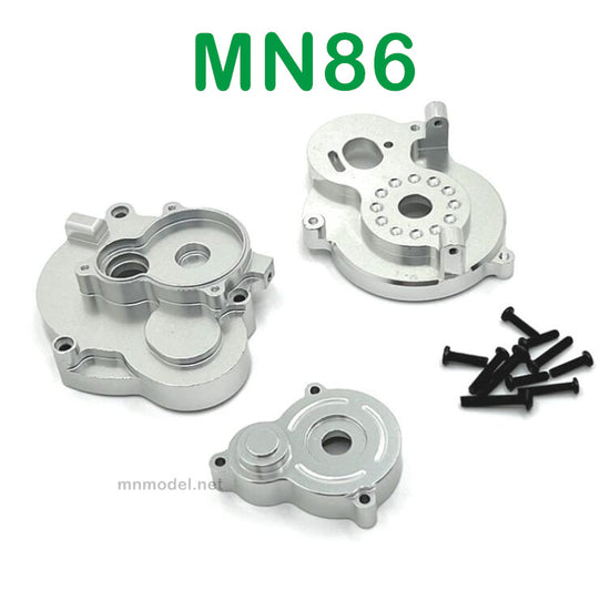 MN MODEL MN86 RC Car Upgrade parts Motor Gear Cover silver