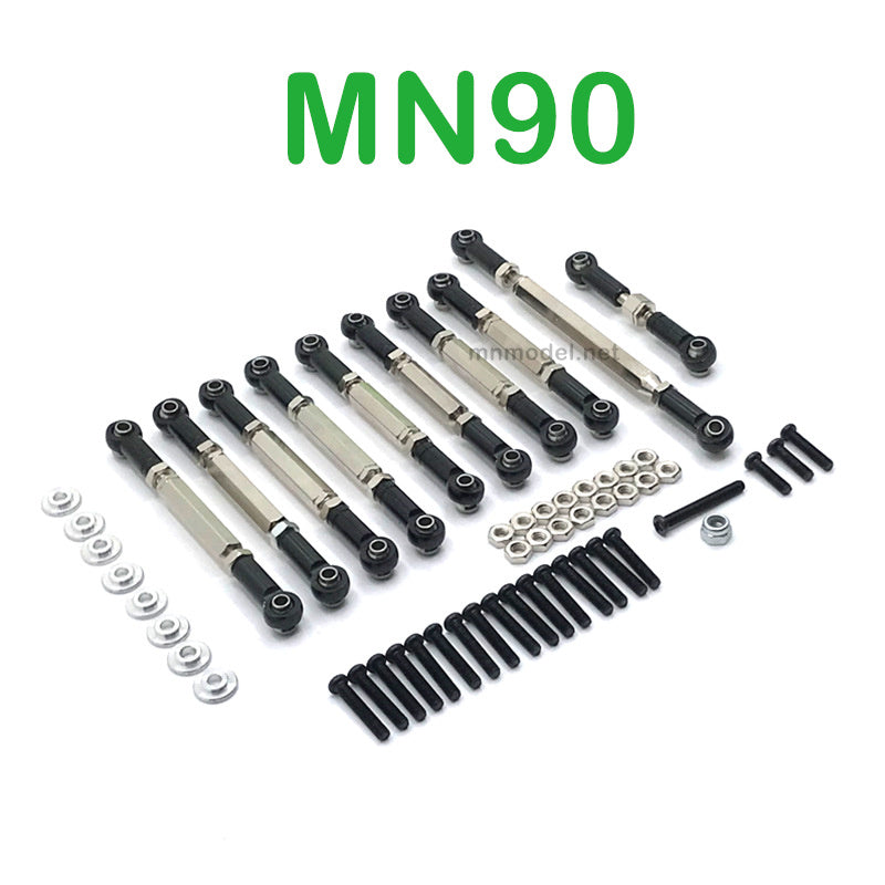 Upgrade Parts Of MN MODEL MN90 RC Car Connect Rods black