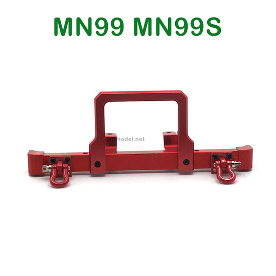 Upgrades Parts of MN MODEL MN99 MN99S RC Car Front Protect Guard red