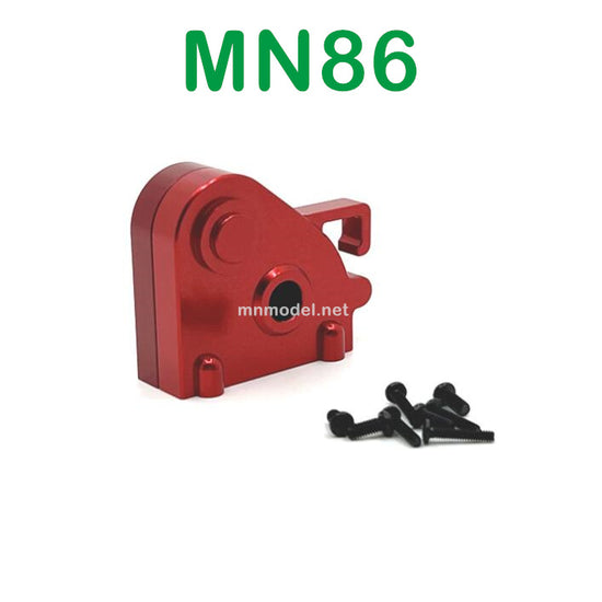 MN MODEL MN86 RC Car Upgrade parts Metal Central Gearbox Cover red