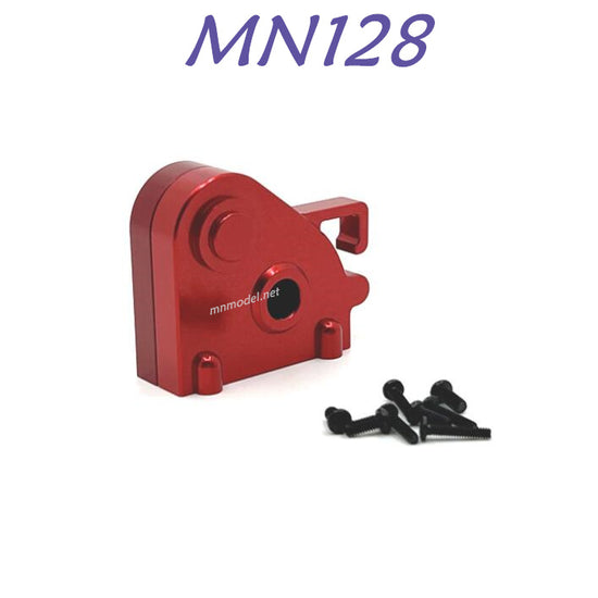 MN MODEL MN128 RC Car Upgrade part Metal Central Gearbox Cover red