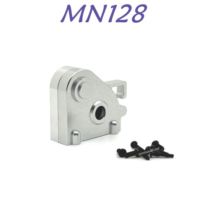 MN MODEL MN128 RC Car Upgrade part Metal Central Gearbox Cover silver