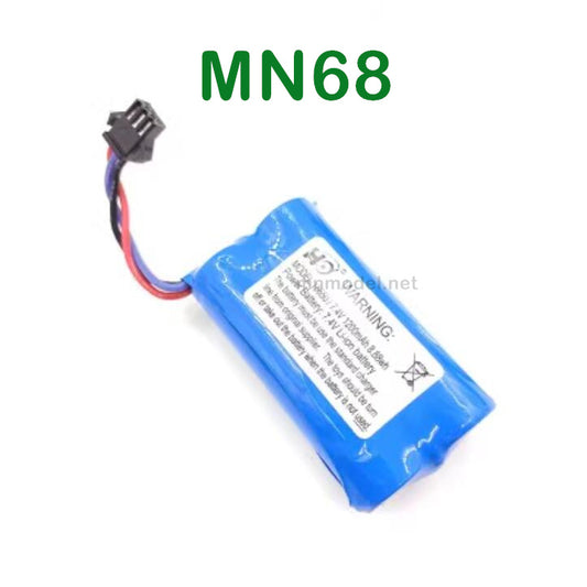 Original Parts Of MN MODEL MN68 RC Car 7.4V 1200mAh Battery