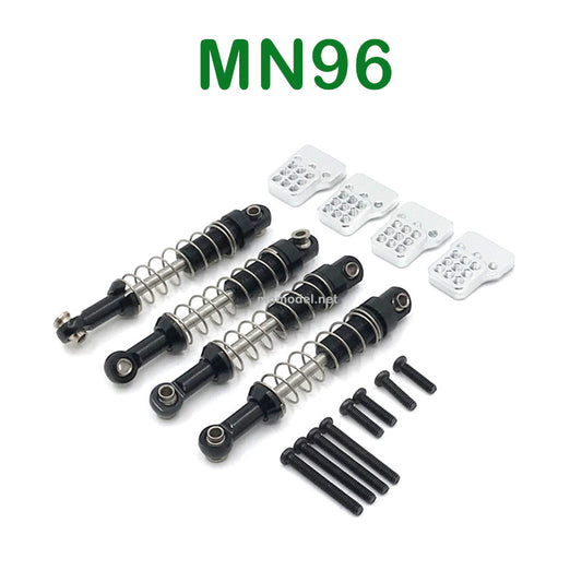 Upgrade parts of MN MODEL MN96 RC Car Metal Shock and Seat black