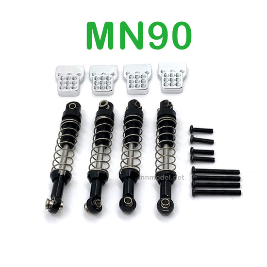 Upgrade Parts Of MN MODEL MN90 RC Car Metal Shock and Seat black