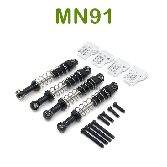 Upgrade parts For MN MODEL MN91 RC Racing Car Metal Shock and Seat black