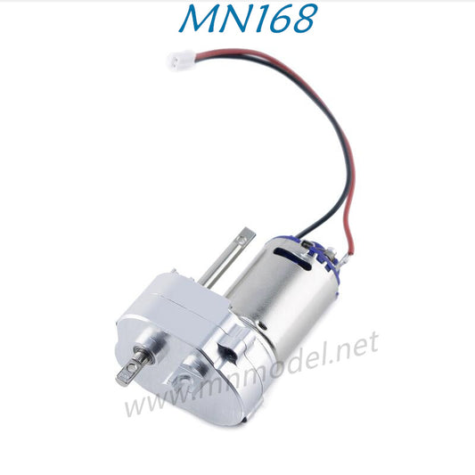 MN MODEL MN168 RC Car Parts Upgrade Metal Gearbox With 370 Motor silver