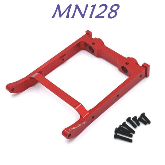 MN MODEL MN128 RC Car Upgrade part Metal Front Protector Fixing Frame red