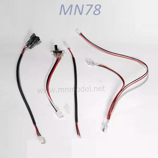 Original of MN MODEL MN78 1/12 RC Car parts Turn Off Wire set