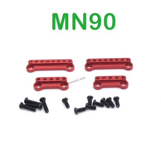 Upgrade Parts Of MN MODEL MN90 RC Car Shock Absorber Tower red