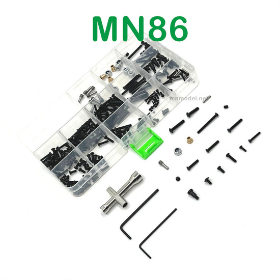 MN MODEL MN86 RC Car Upgrade parts Screw Box 2