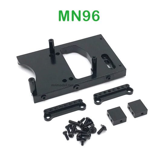 Upgrade parts of MN MODEL MN96 RC Car Servo Seat and Shocks Tower black