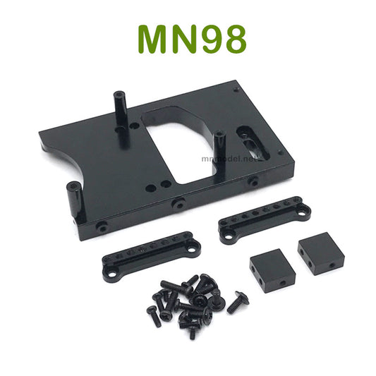 Upgrade MN MODEL MN98 RC Car parts Servo Seat and Shocks Tower black