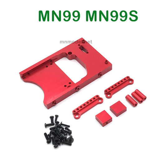 Upgrades Parts of MN MODEL MN99 MN99S RC Car Servo Seat and Shocks Tower red