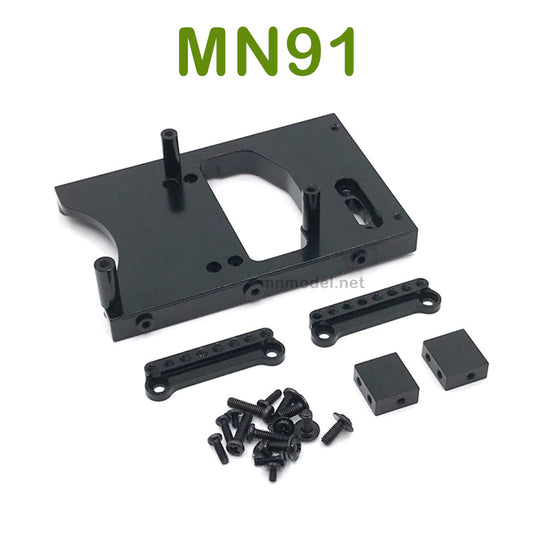 Upgrade parts For MN MODEL MN91 RC Racing Car Servo Seat and Shocks Tower black