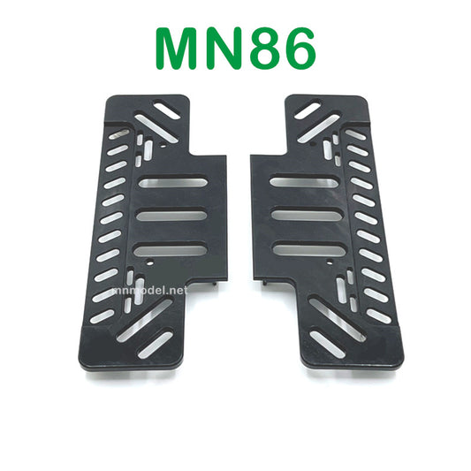 MN MODEL MN86 RC Car Upgrade parts Metal Footboard black