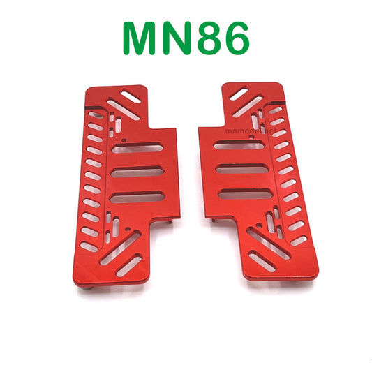 MN MODEL MN86 RC Car Upgrade parts Metal Footboard red