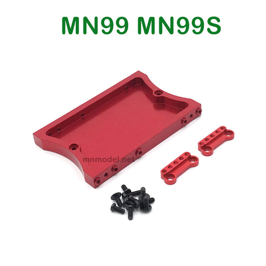 Upgrades Parts of MN MODEL MN99 MN99S RC Car Shock Tower and Tail Plate red