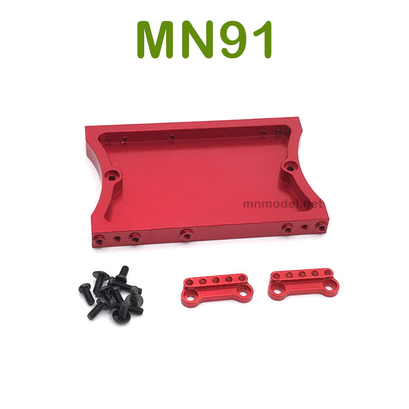 Upgrade parts For MN MODEL MN91 RC Racing Car Shock Tower and Tail Plate red