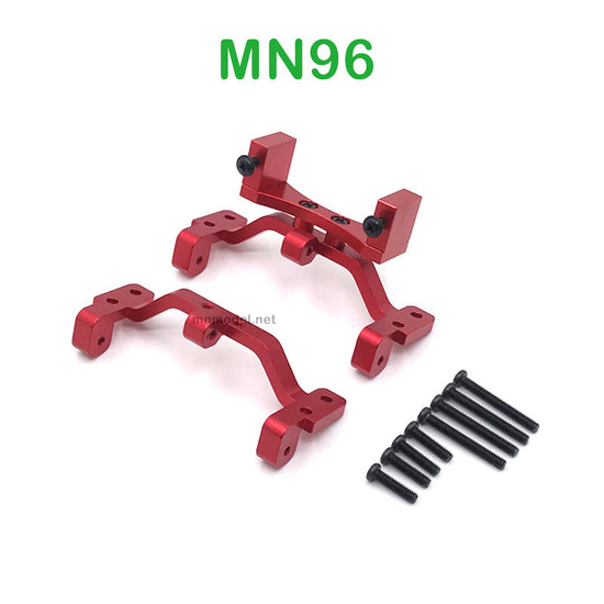 Upgrade parts of MN MODEL MN96 RC Car Connect Rod Seat and Rear Servo Seat red