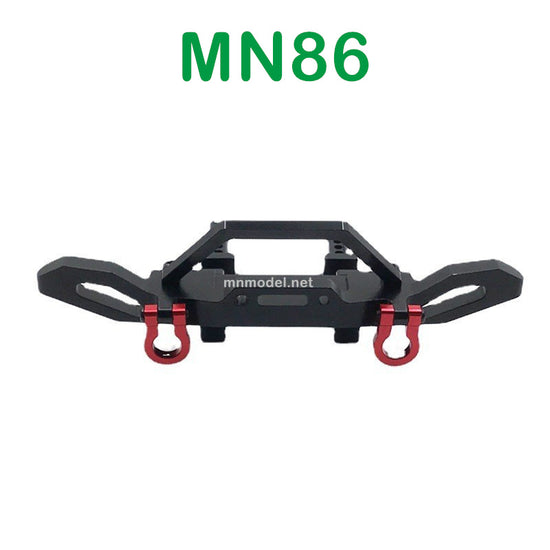 MN MODEL MN86 RC Car Upgrade parts Metal Front Protector black