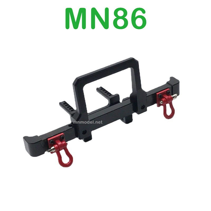 MN MODEL MN86 RC Car Upgrade parts Metal Front Protector black