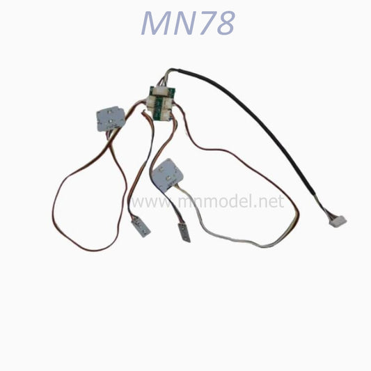 Original of MN MODEL MN78 1/12 RC Car parts Linkage light kit