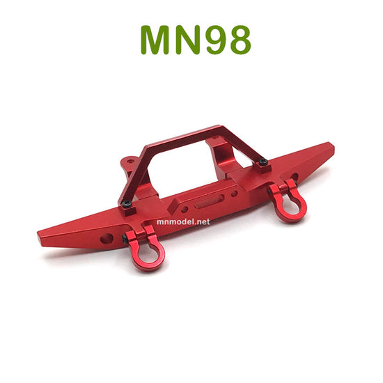 Upgrade parts Front Protector for MN MODEL MN98 RC Car red