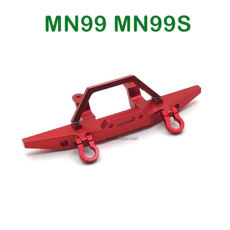 Upgrades Parts of MN MODEL MN99 MN99S RC Car Front Protector red