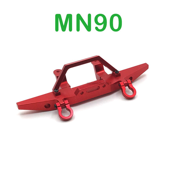 Upgrade Parts Of MN MODEL MN90 RC Car Front Protector red