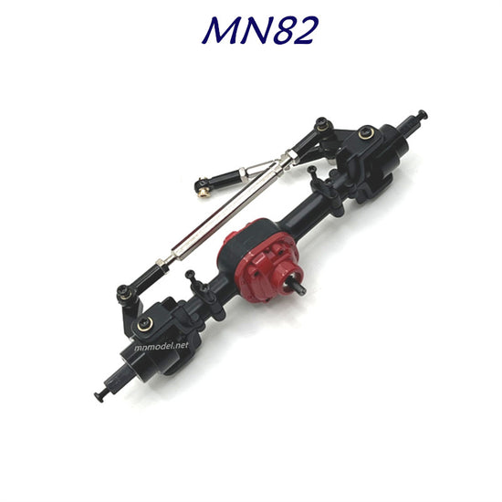 MN MODEL MN82 RC Car Upgrades Front Axle Assembly   black