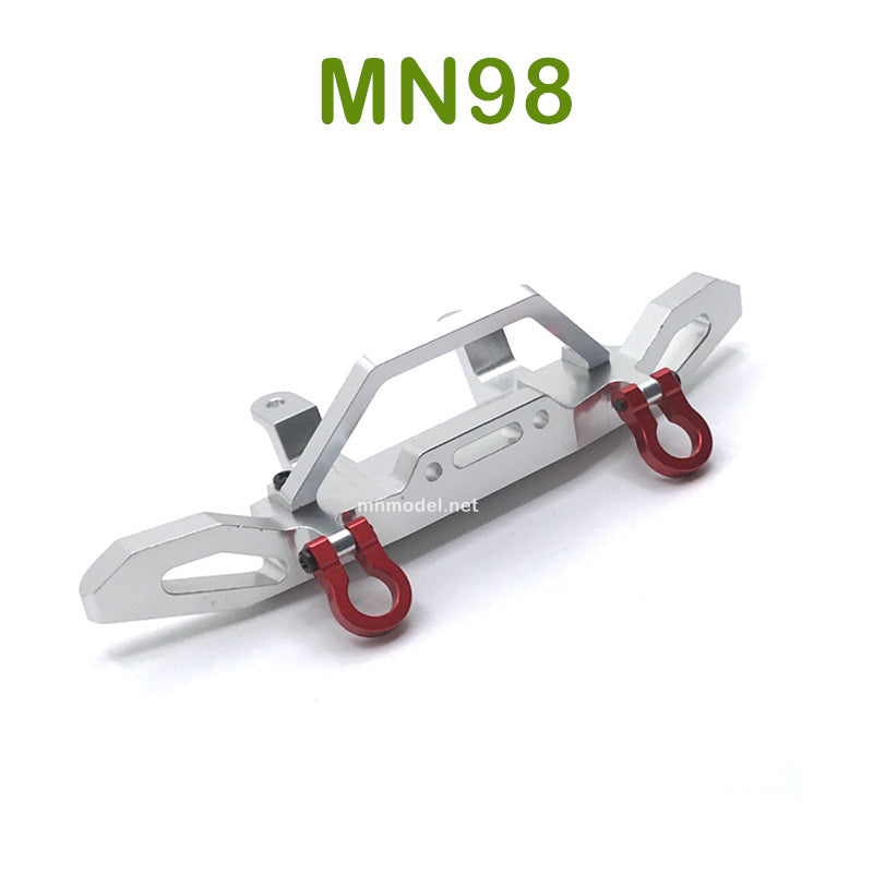 Upgrade MN MODEL MN98 RC Car parts Front Protector silver