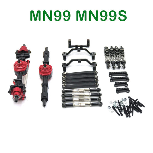 Upgrades Parts of MN MODEL MN99 MN99S RC Car Metal Parts kit BLACK