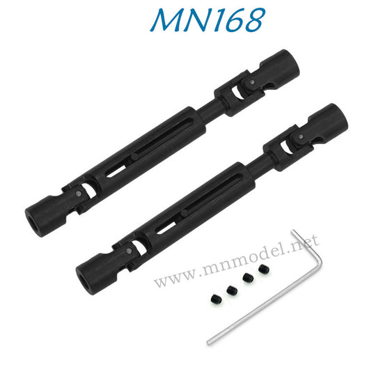 MN MODEL MN168 RC Car Upgrade Parts Metal Drive Shaft black