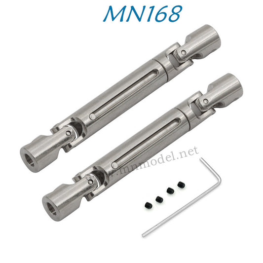 MN MODEL MN168 RC Car Upgrade Parts Metal Drive Shaft silver