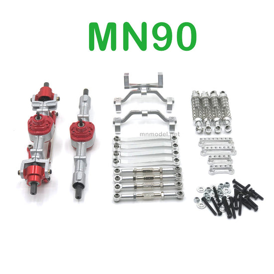 Upgrade Parts Of MN MODEL MN90 RC Car Metal Parts kit  silver