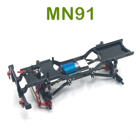 Upgrade parts For MN MODEL MN91 RC Racing Car Metal Car Body Kit black