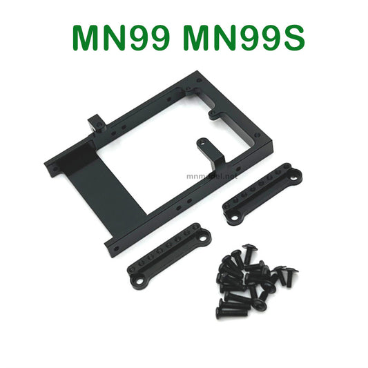 Upgrades Parts of MN MODEL MN99 MN99S RC Car Servo Holder and Shock Seat BLACK