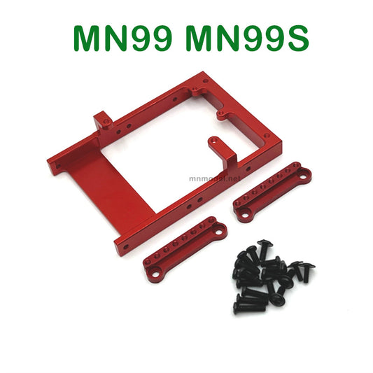 Upgrades Parts of MN MODEL MN99 MN99S RC Car Servo Holder and Shock Seat RED