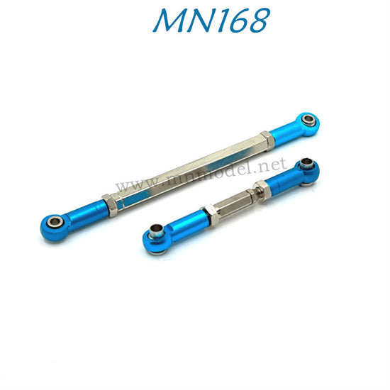 MN MODEL MN168 RC Car Upgrade Parts Metal Front Axle Steering Rod blue