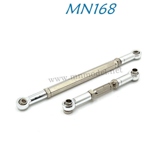 MN MODEL MN168 RC Car Upgrade Parts Metal Front Axle Steering Rod silver