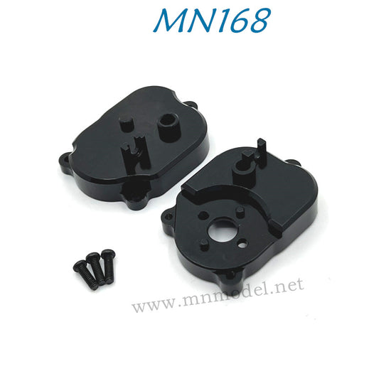 MN MODEL MN168 RC Car Upgrade Parts Metal Gearbox Cover black