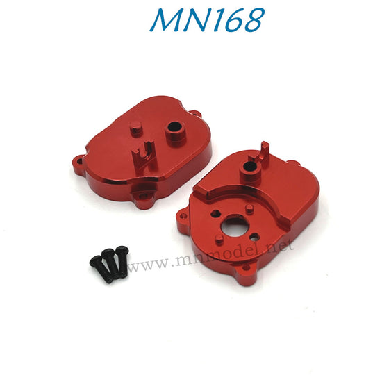 MN MODEL MN168 RC Car Upgrade Parts Metal Gearbox Cover red