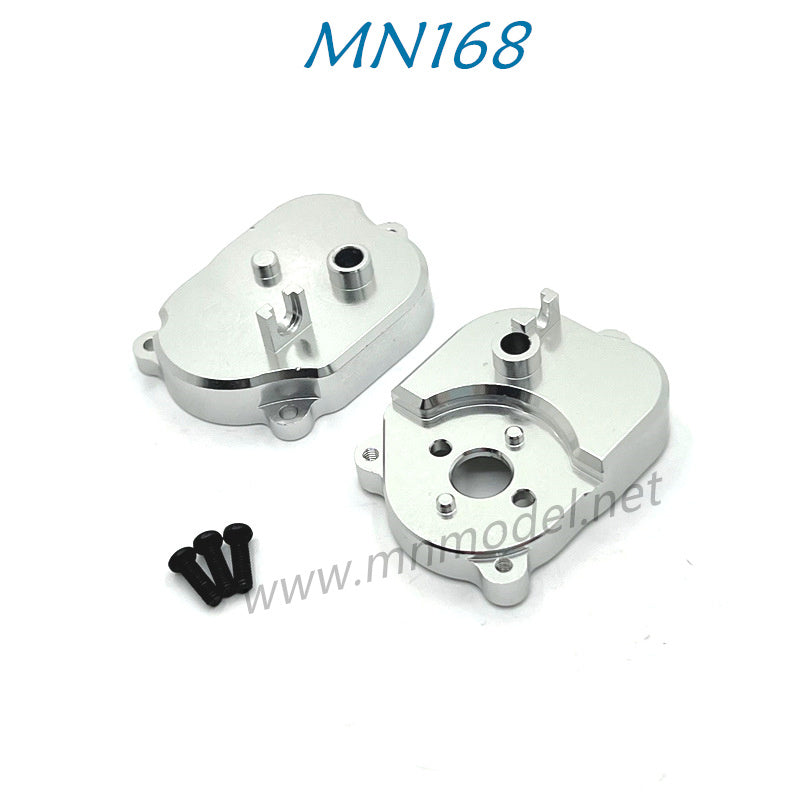 MN MODEL MN168 RC Car Upgrade Parts Metal Gearbox Cover silver