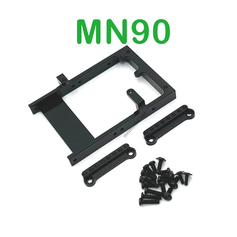 Upgrade Parts Of MN MODEL MN90 RC Car Servo Holder and Shock Seat black