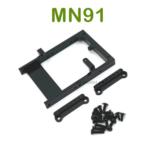 Upgrade parts For MN MODEL MN91 RC Racing Car Servo Holder and Shock Seat black