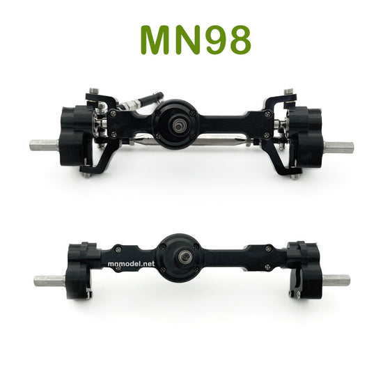 Upgrade MN MODEL MN98 RC Car parts Front and Rear Axle Assembly black