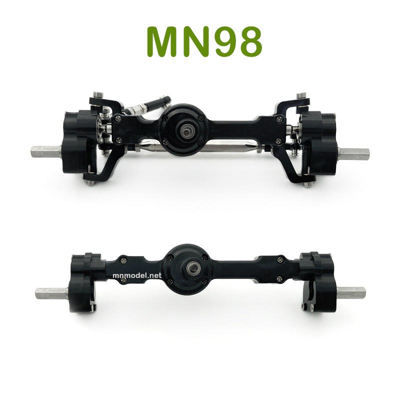 Upgrade MN MODEL MN98 RC Car parts Front and Rear Axle Assembly black