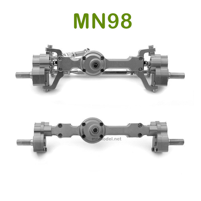 Upgrade MN MODEL MN98 RC Car parts Front and Rear Axle Assembly titanoum