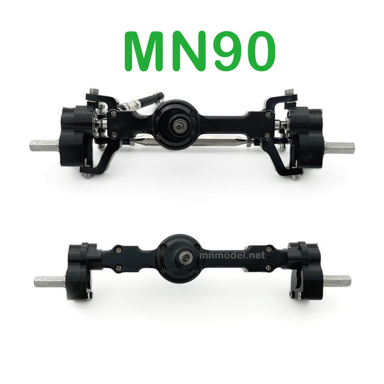 Upgrade Parts Of MN MODEL MN90 RC Car Front and Rear Axle Assembly black